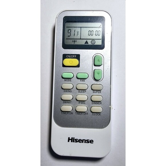 Hisense Air Conditioner AC Remote Control DG11J1-98 Genuine OEM Tested/Works - Picture 1 of 11